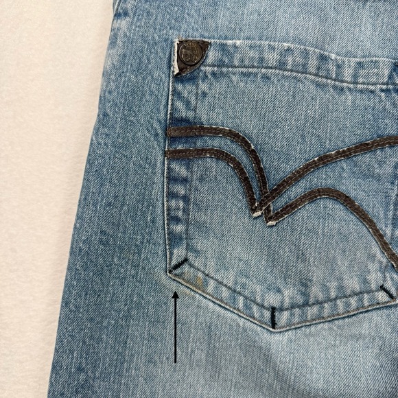 Paco Jeans Denim Company Men's 38x32 Blue‎ Straight Fit Jeans Cotton Y2K Retro - Picture 14 of 14